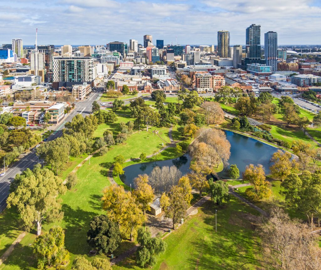 Adelaide-skyline Adelaide in June